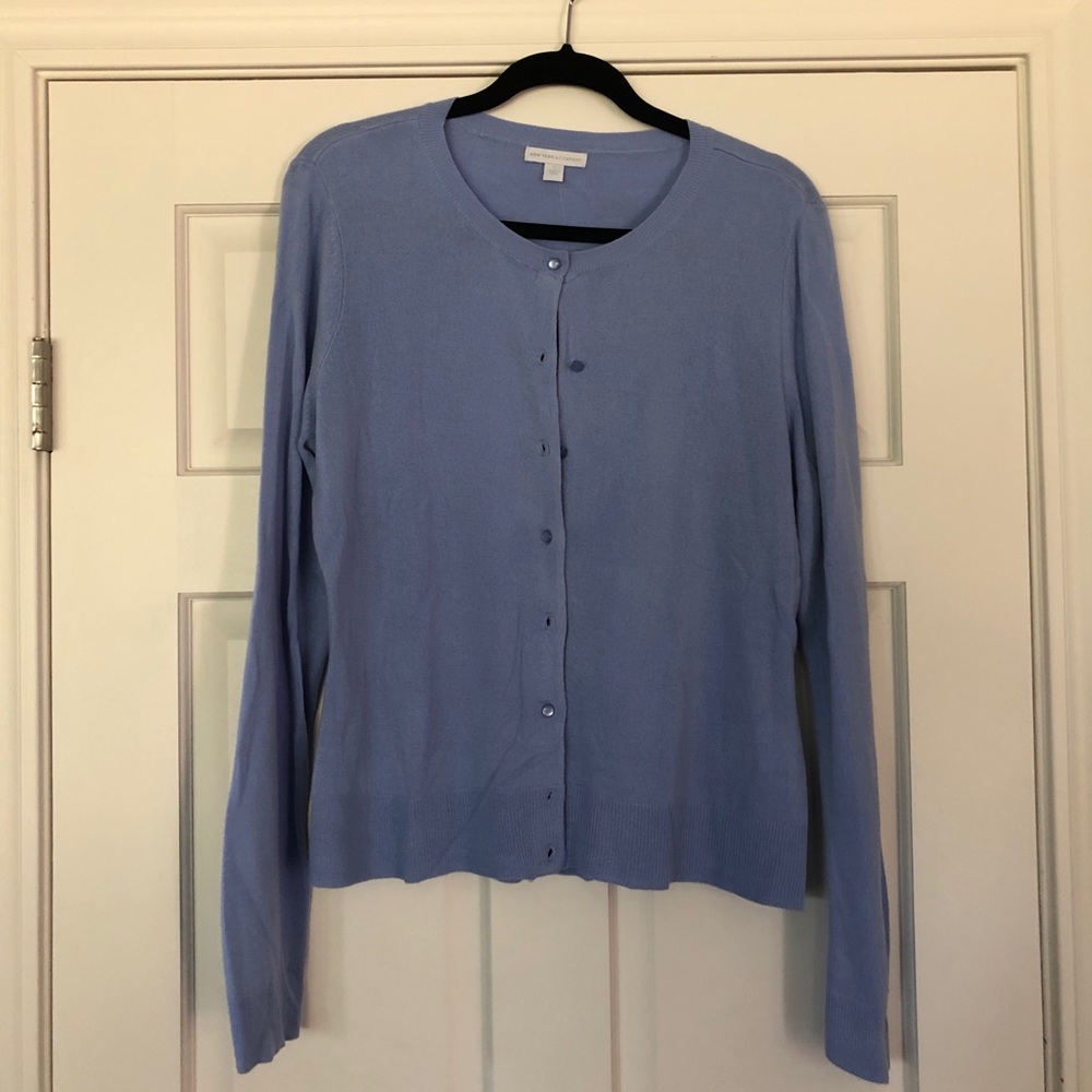 Light blue NY&Co cardigan
